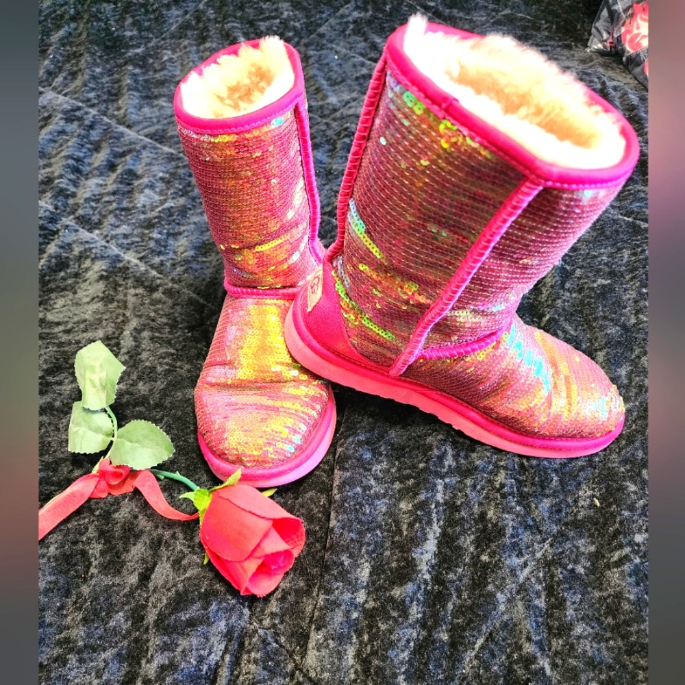 UGG Blingy Mermaid Sequin Boots